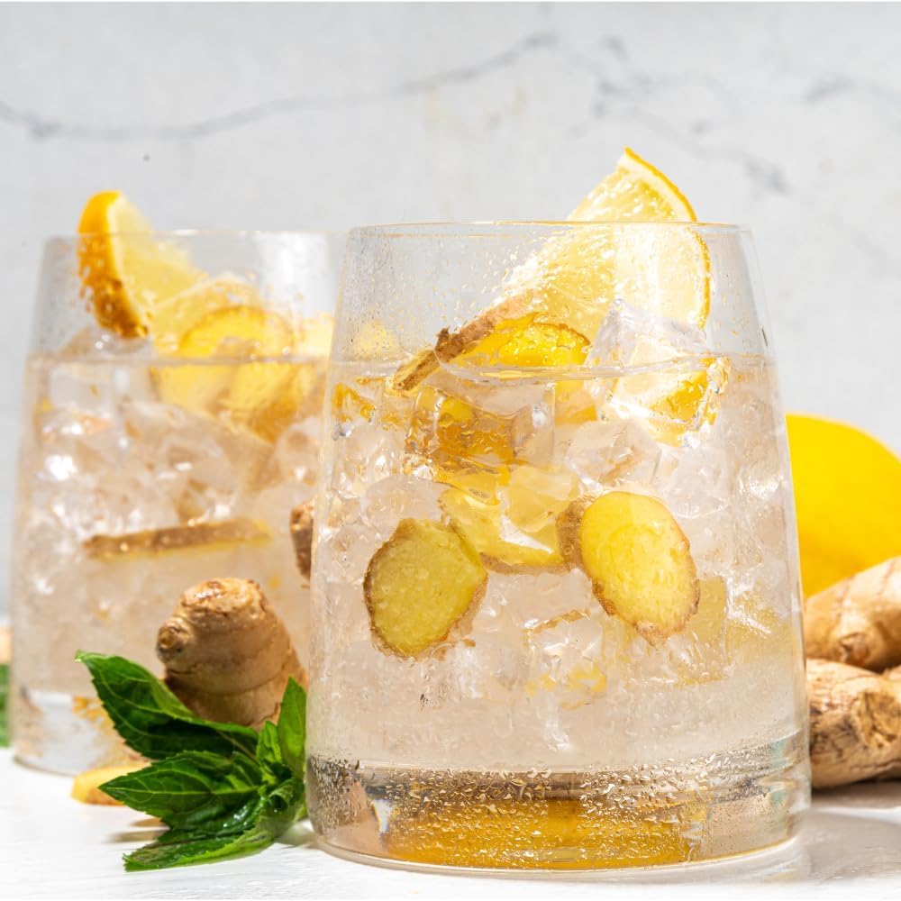 Gold Kili drink in kitchen lifestyle scene for everyday enjoyment