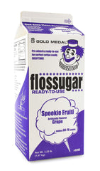 Gold Medal half-gallon carton next to a measuring cup illustrating yield per carton