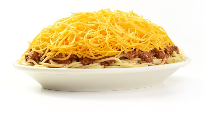 Gold Star Chili served on spaghetti demonstrating classic Cincinnati-style topping and quick meal