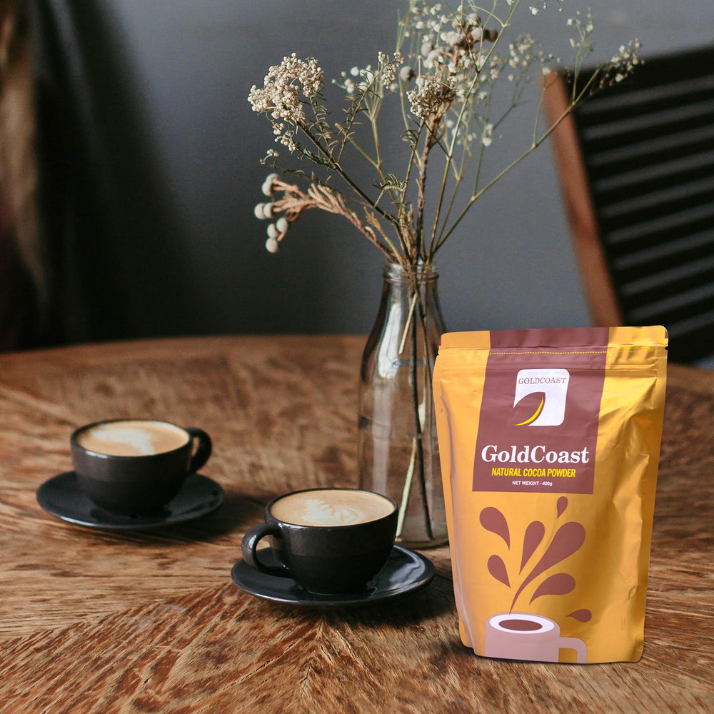 GoldCoast label showing Ghana origin and clean ingredient benefits