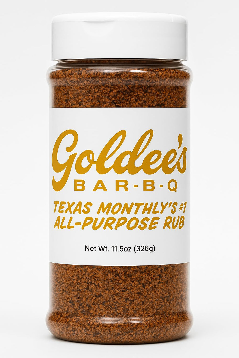 Goldee's Bar-B-Q front packaging showing jar and label for quick identification and convenience