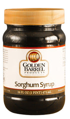 Golden Barrel front jar view showing label and natural sweetener benefits