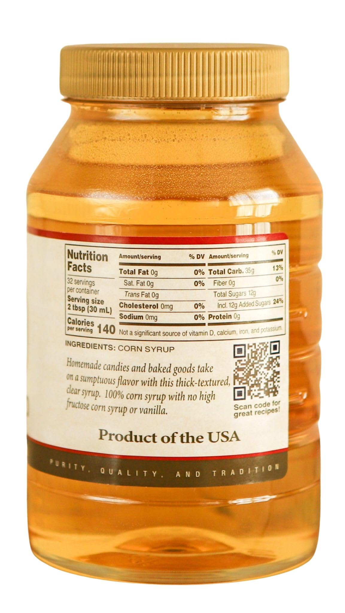 Golden Barrel pouring close-up showing syrup flow for smooth mixing and easy measuring