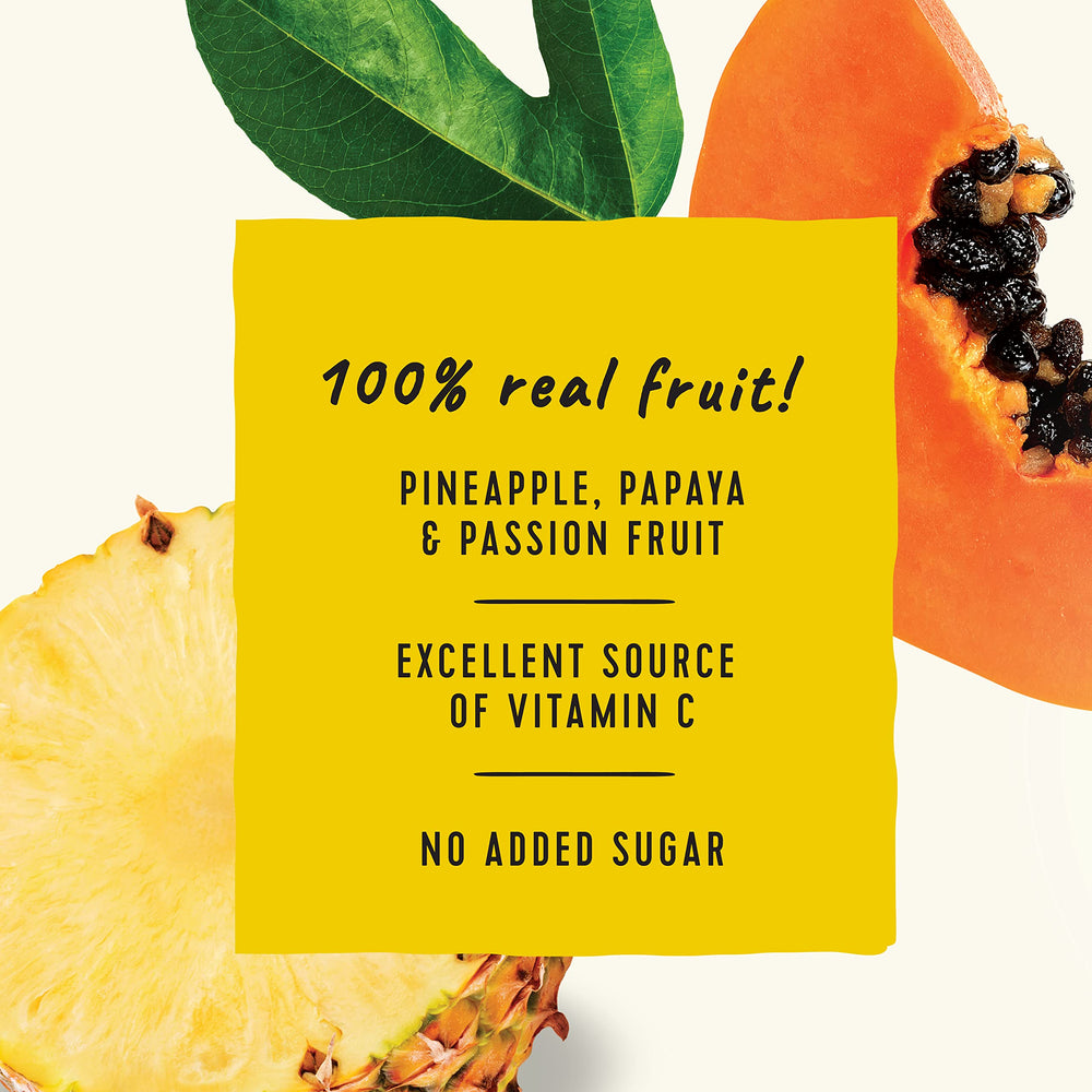 Golden Farms pouch in hand demonstrating single-serve portion control benefit