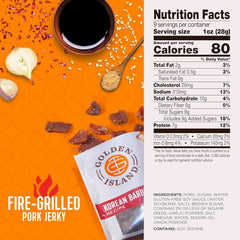 Golden Island opened resealable bag ready to grab for convenient fresh snacking