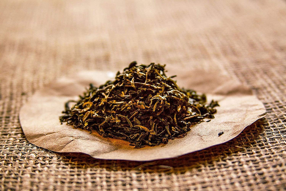 Golden Moon leaves after re-steeping demonstrating multiple infusions and durability