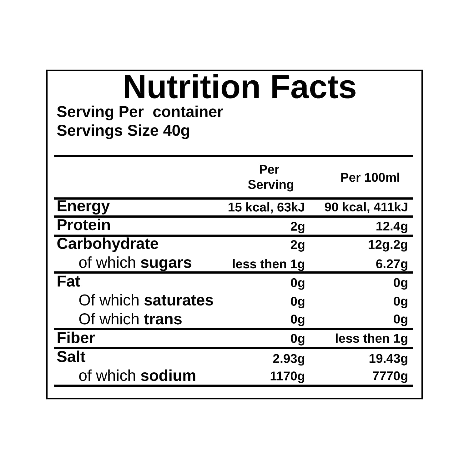 Golden Mountain next to measuring spoon showing 20oz bottle portion control