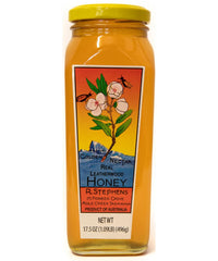 Golden Nectar front jar shot showing label and origin, highlighting premium quality