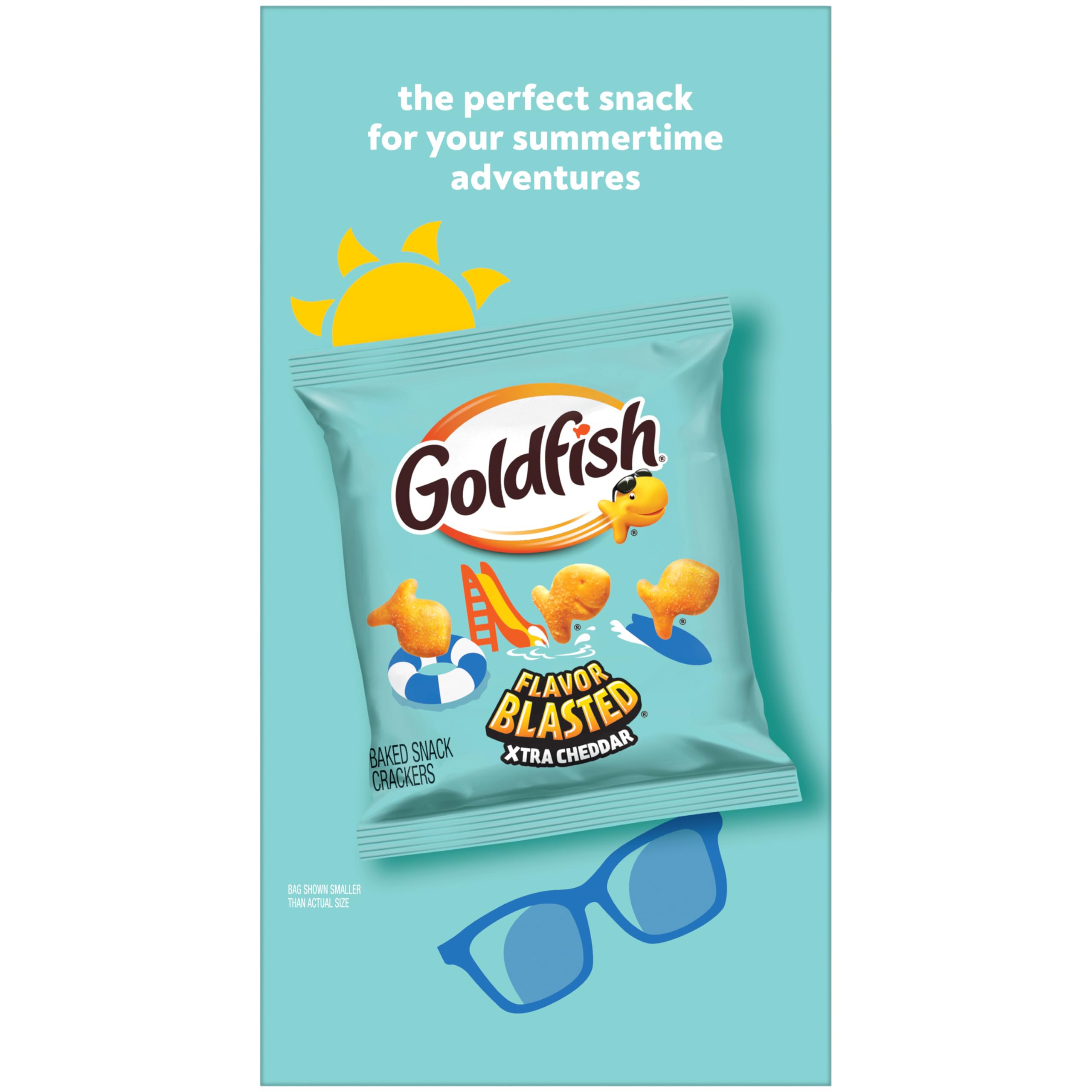 Goldfish product label and ingredients close-up aiding informed ingredient choices