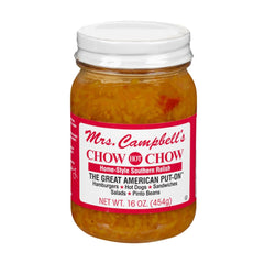 GOLDING FARMS Mrs. Campbell’s Hot Chow Chow front label showing jar and branding, clear flavor cue