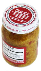 GOLDING FARMS Mrs. Campbell's jar next to a measuring cup showing 16 oz scale advantage