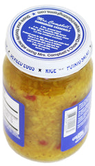GOLDING FARMS Mrs. Campbell's jar beside a spoon, displays actual 16 oz scale