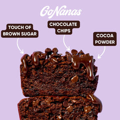 GoNanas sliced banana bread loaf showcasing fudgy interior and moist crumb benefit