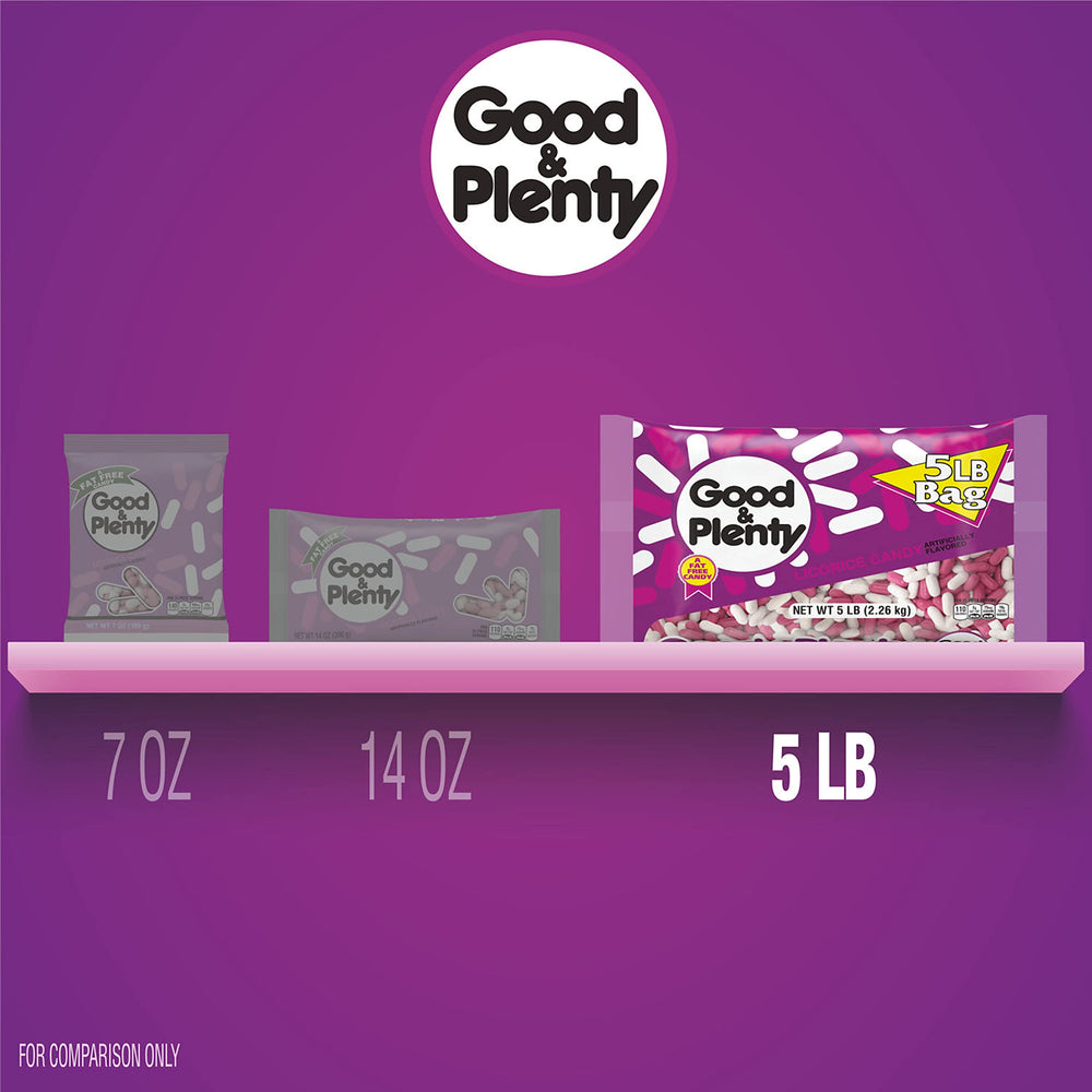 GOOD & PLENTY texture licorice core close-up revealing chewy center, highlights quality