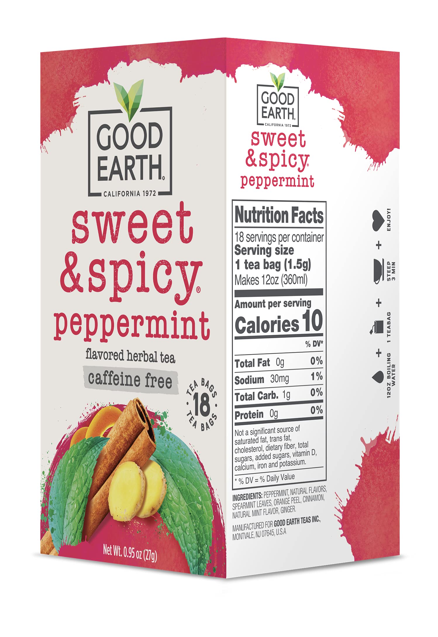 Good Earth Tea Co. tea enjoyed in kitchen lifestyle scene for everyday ritual