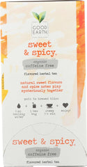Good Earth Tea Co. close-up of rooibos blend showing texture and natural ingredients