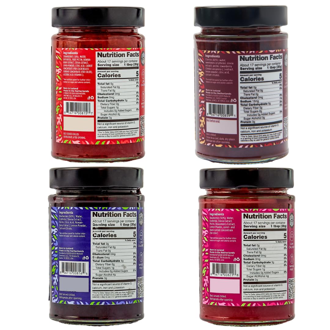 Good Good jars staged with toast and coffee demonstrating breakfast convenience benefit
