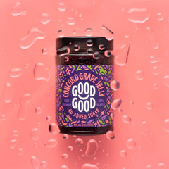Good Good close-up of jam texture highlighting natural grape consistency and low sugar benefit