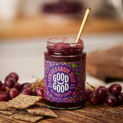 Good Good spread on toast illustrating how the jam enhances low-calorie breakfasts