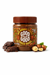 Good Good front jar showing label and 700g size benefit: clear product identity