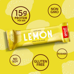 good! Snacks lemon bar unwrapped close-up highlighting soft texture and candy-like bite
