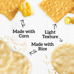Good Thins box open with crackers inside for easy serving and grab-and-go convenience