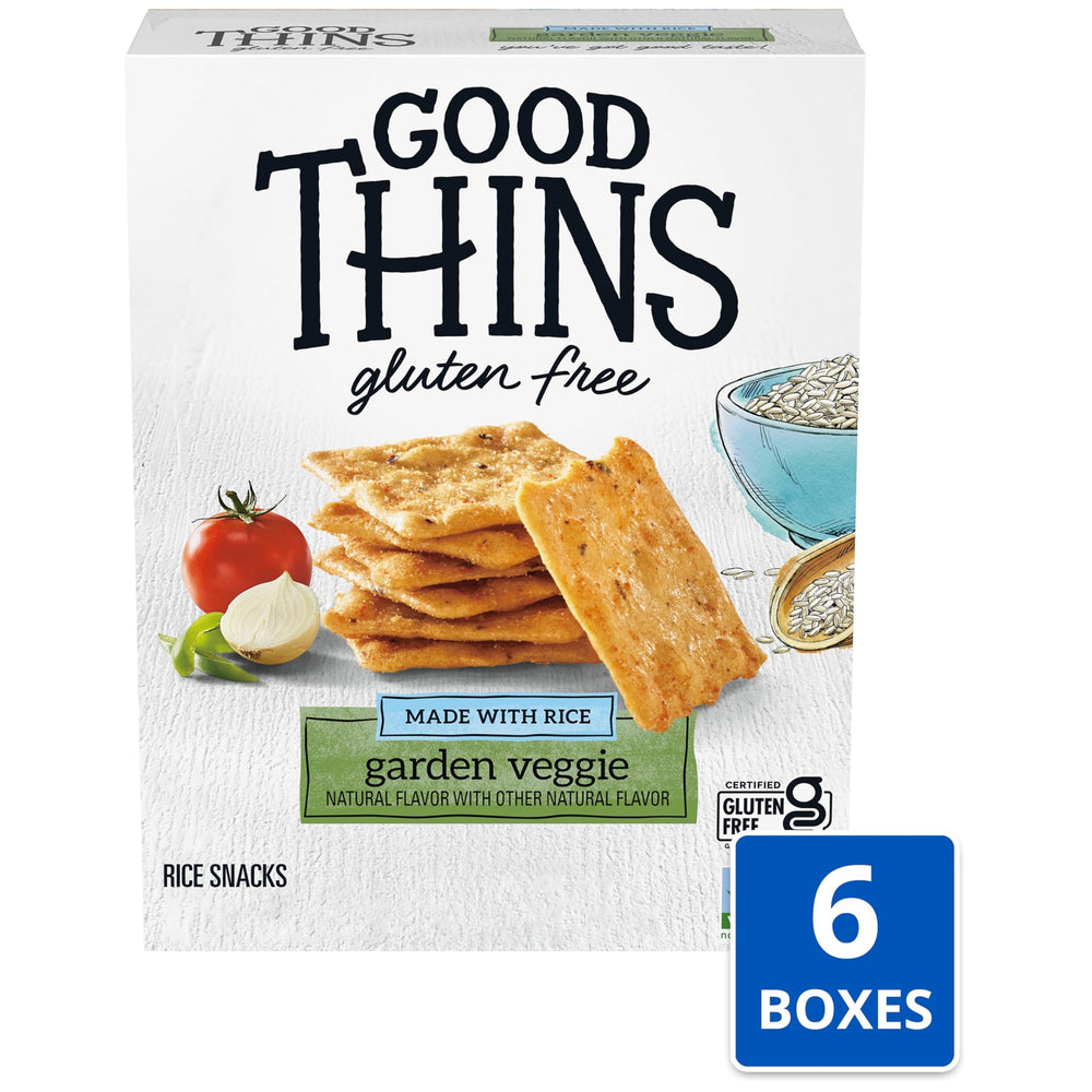 Good Thins close-up of cracker texture highlighting crisp baked crunch