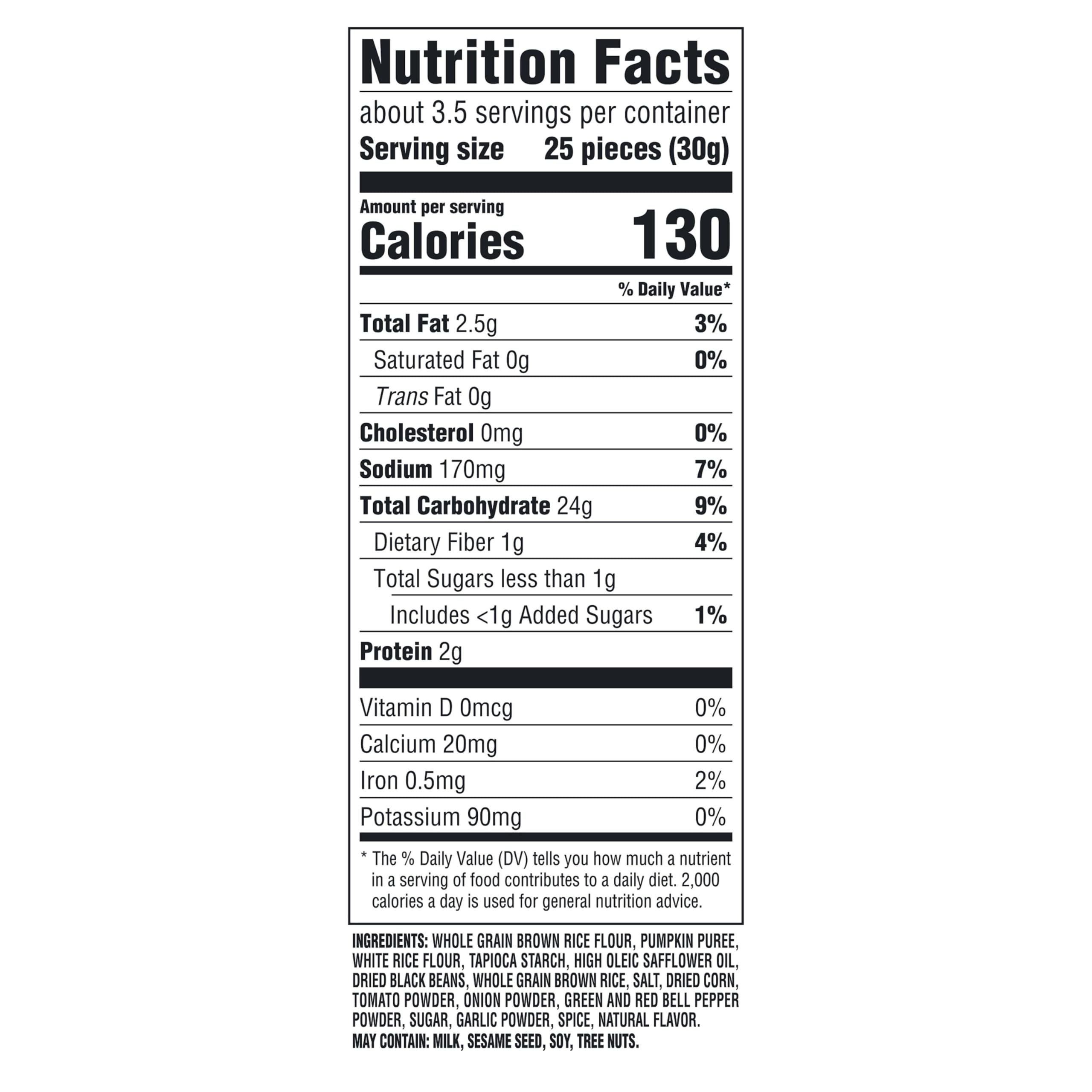 Good Thins nutrition and certification label showing gluten-free benefit