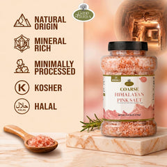 Good Tierra coarse pink crystals close-up highlighting natural texture and minerals