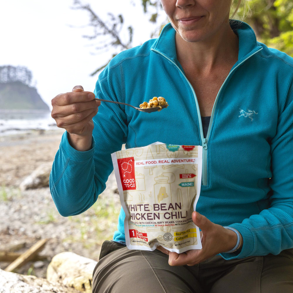 GOOD TO-GO label detail with Made in USA and ingredients benefit