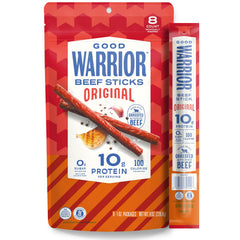 Good Warrior front packaging showing 8-count pack and benefits