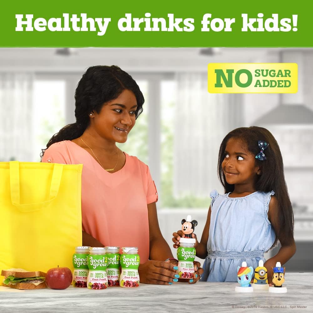 good2grow juice pouring to show rich fruit color and natural appeal