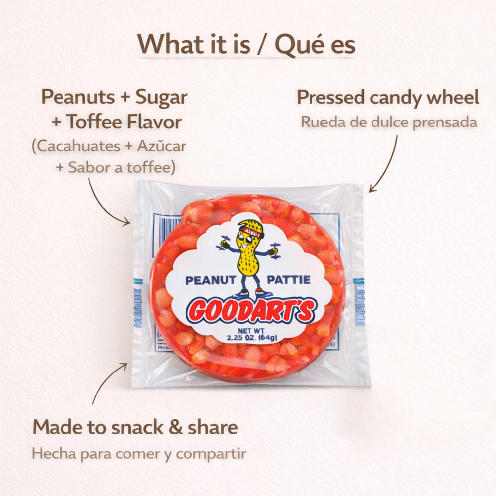 Goodart's label and ingredients panel displaying allergen and ingredient transparency