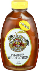 Goodflow Honey & Juice front label showing bottle and size for easy identification