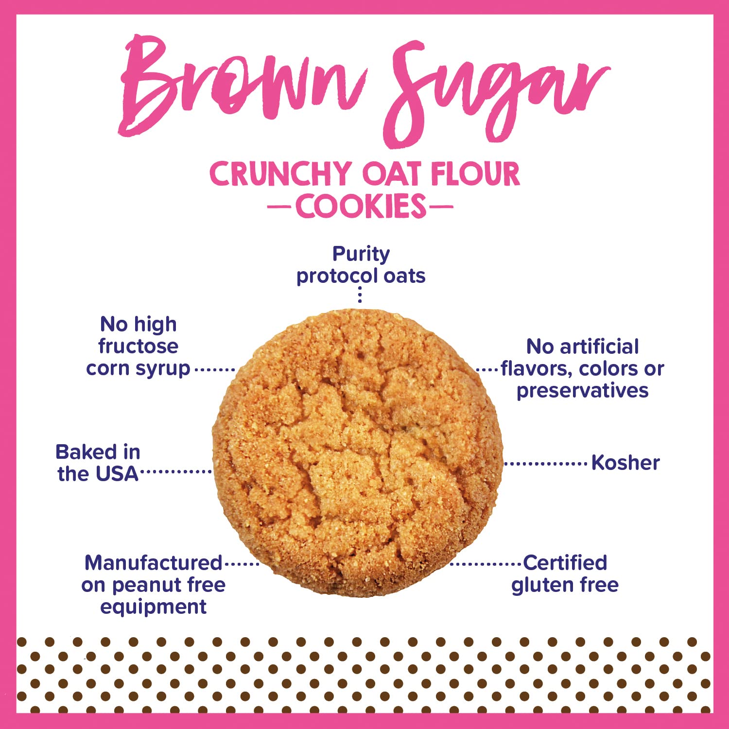 Goodie Girl close-up of cookie texture highlighting buttery crisp bite