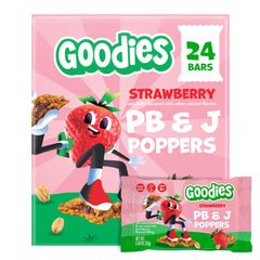 Goodies front packaging showing 24-count box and benefits