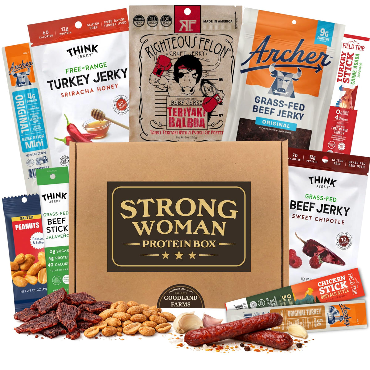 Goodland Farms front packaging showing variety and convenient gift appeal