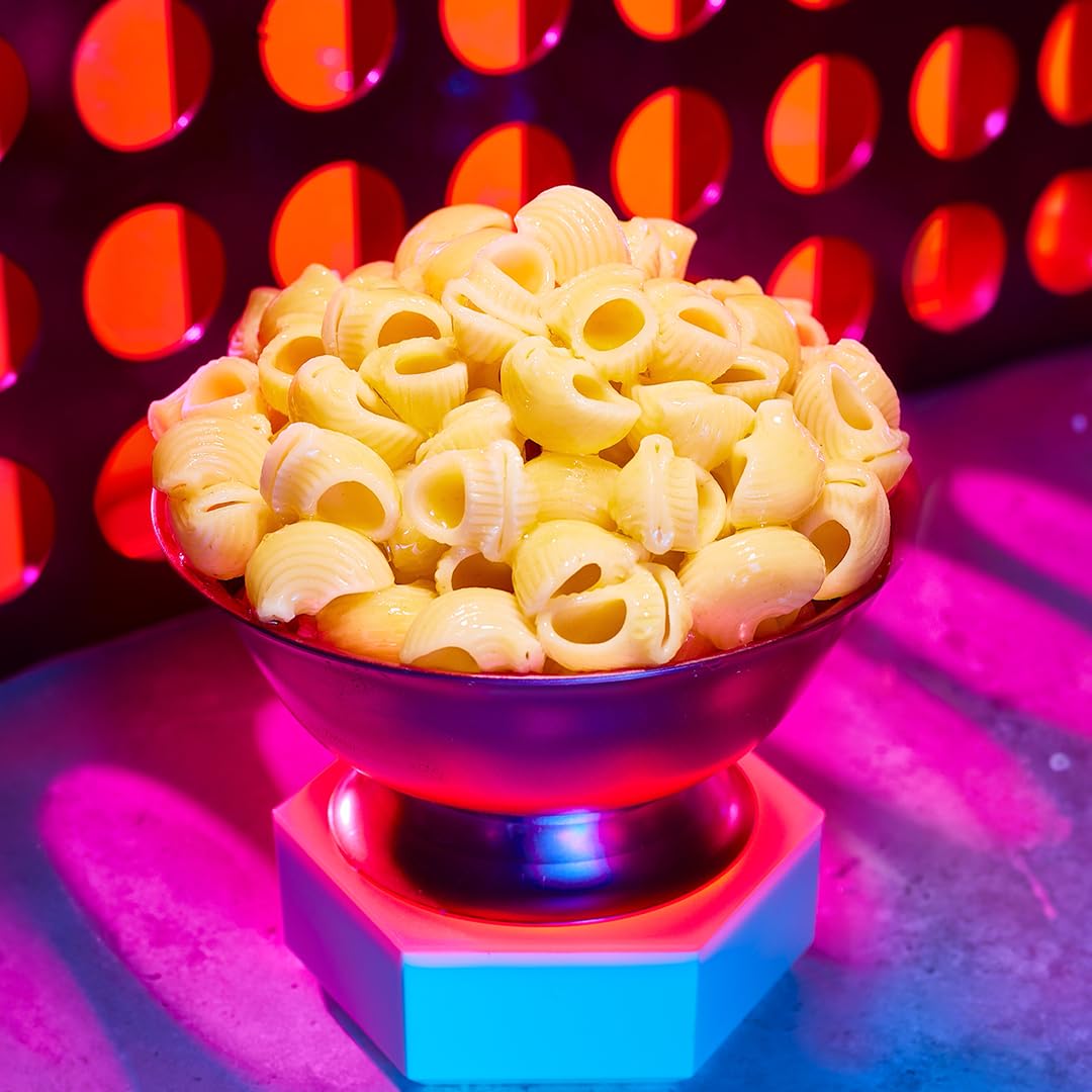 GOODLES pasta served in bowl with tomato sauce showing satisfying meal-ready appeal