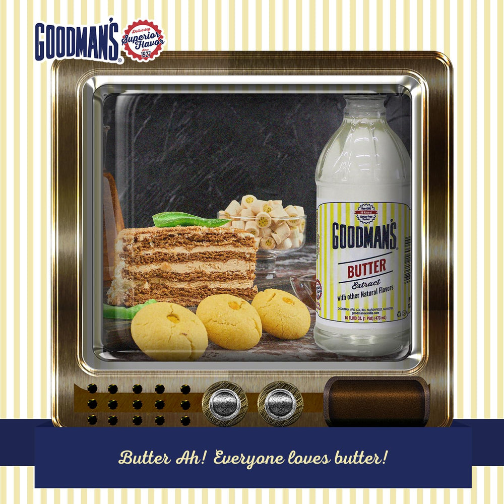 Fresh cookies made with Goodman's extract showing richer buttery aroma and taste