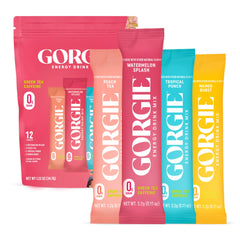 GORGIE front packaging showing cherry-lime flavor and benefits