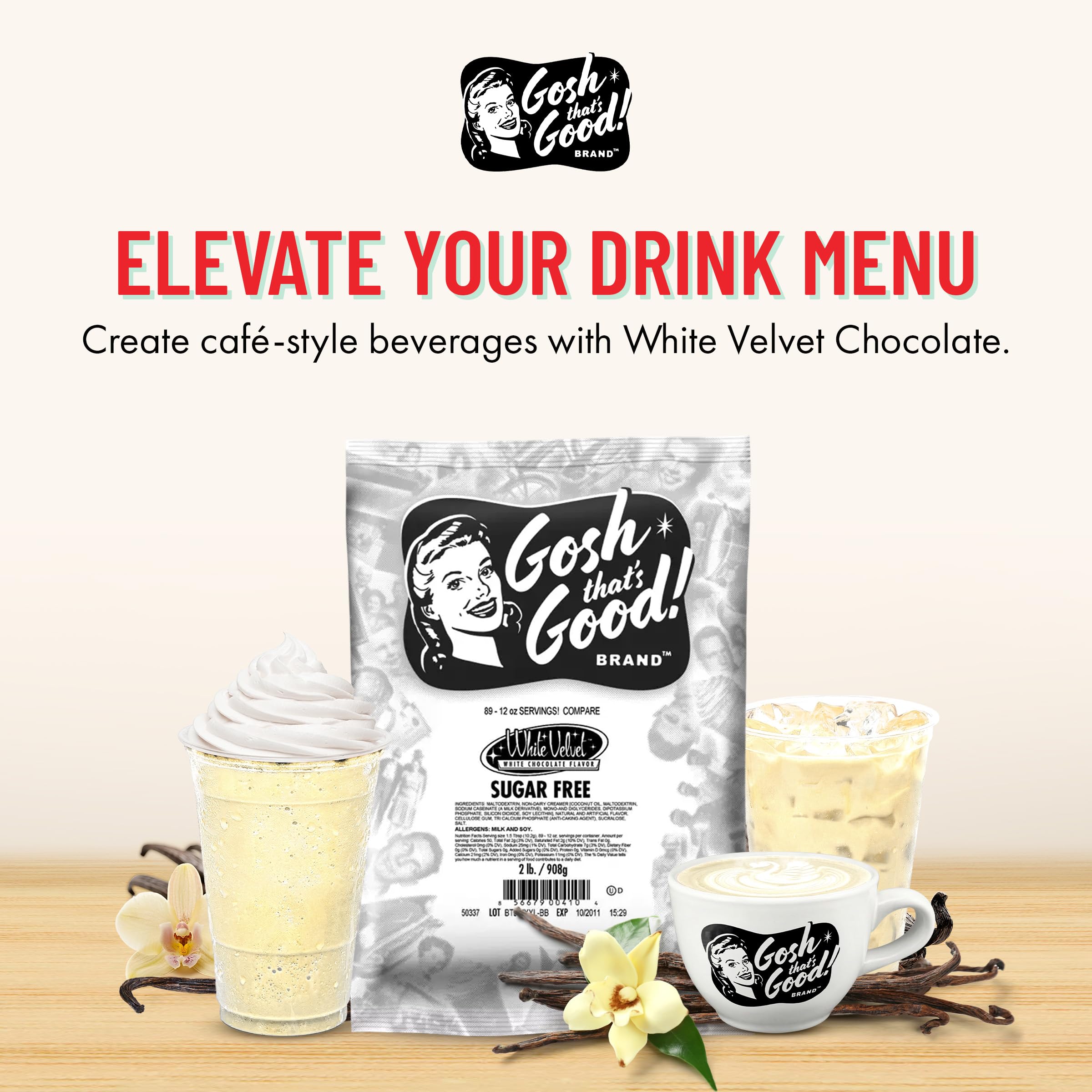 Gosh That's Good! scoop beside a kitchen scale showing portion control and recipe accuracy