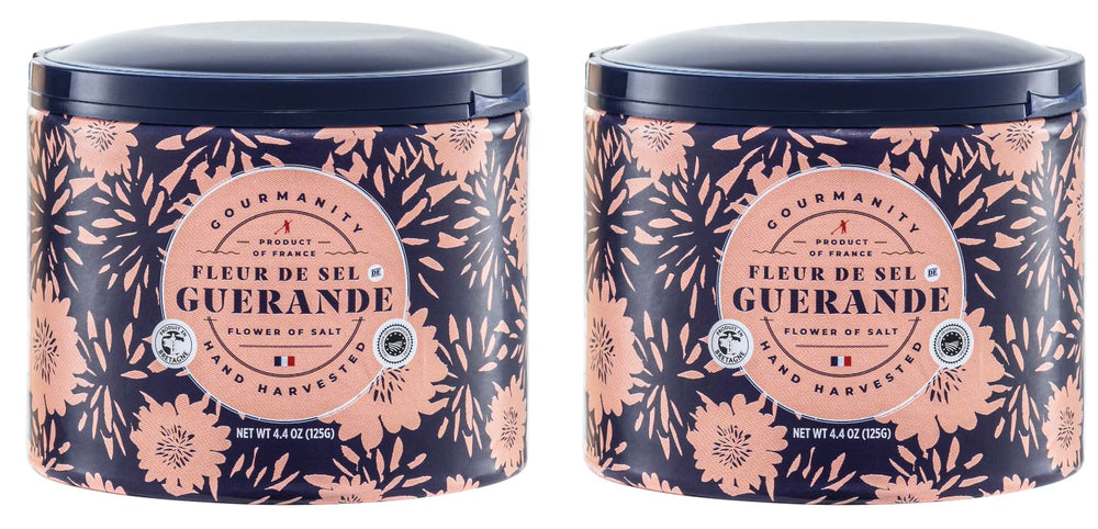 Gourmanity front packaging showing two 4.4 oz jars, clear product presentation