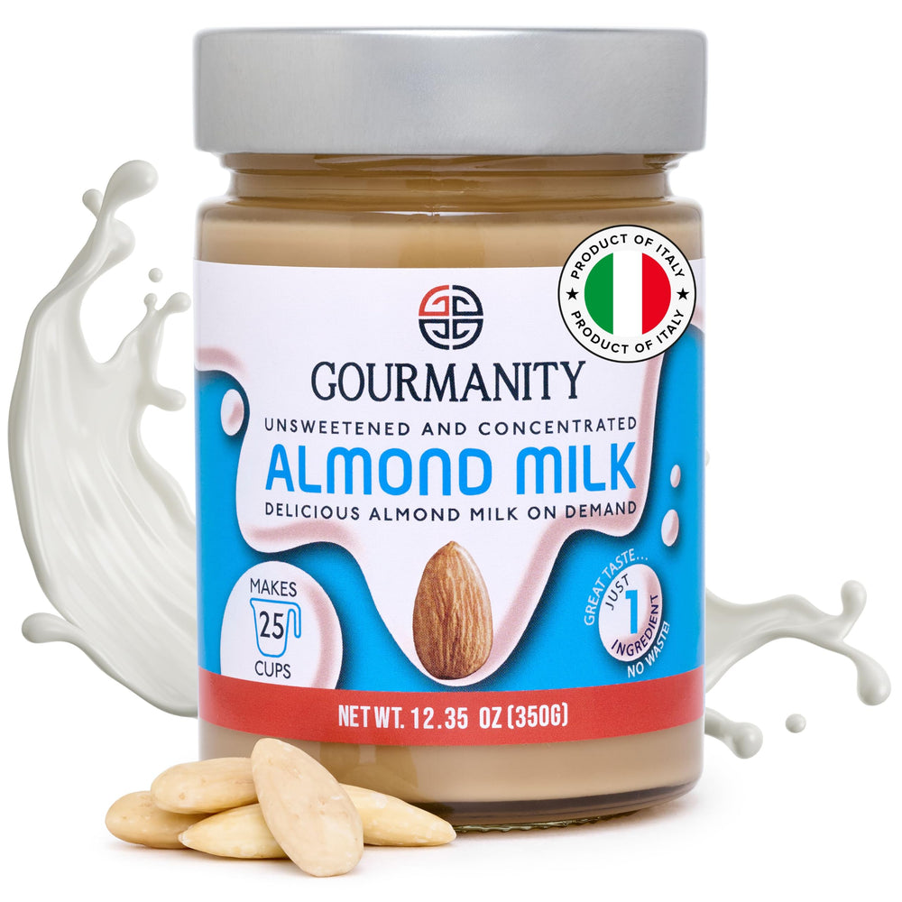 Gourmanity front label showing jar and product benefits for pantry convenience