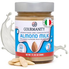 Gourmanity front label showing jar and product benefits for pantry convenience