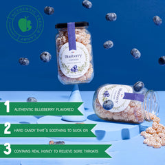 Gourmanity top-down jar view revealing glossy honey drops, convenient visible portioning