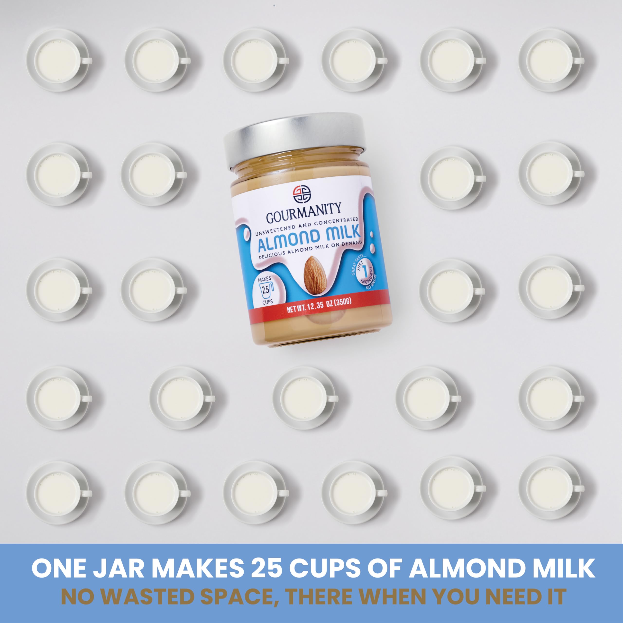 Spoonful of Gourmanity concentrate measured for easy portioning and consistent cups