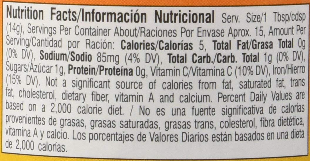 Goya aji amarillo paste close-up texture, shows smooth consistency for easy mixing