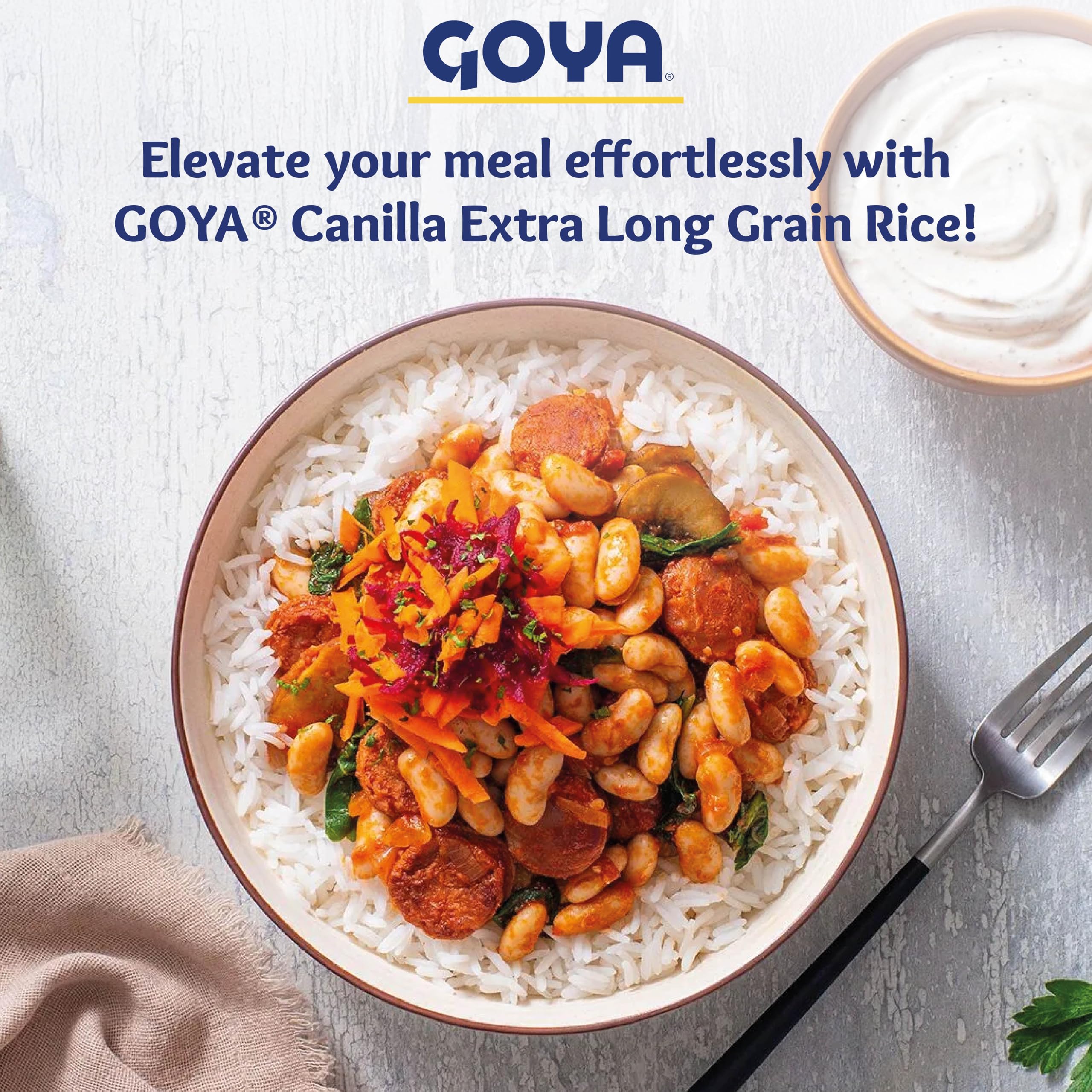 Goya Canilla nutritional and origin label emphasizing U.S. packing