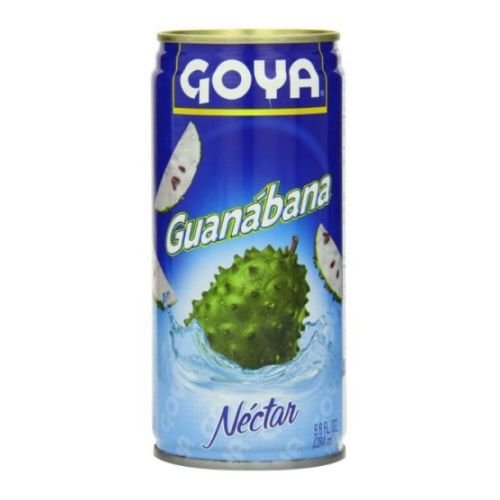 Goya guanabana poured into glass on ice highlighting refreshing Caribbean taste
