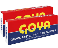 Goya guava paste front packaging showing product and brand, convenient pantry staple
